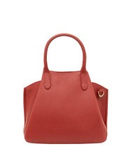 LESAC ALICE Borsa a mano in pelle con tracolla rosso - Borse Donna - 3