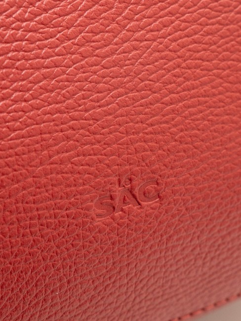 ALICE Borsa a mano in pelle con tracolla rosso - Borse Donna