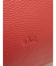 LESAC ALICE Borsa a mano in pelle con tracolla rosso - Borse Donna - 7