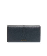 COCCINELLE CHERRY Portafoglio grande in pelle, 12 cc midnight blue - Portafogli Donna - 3