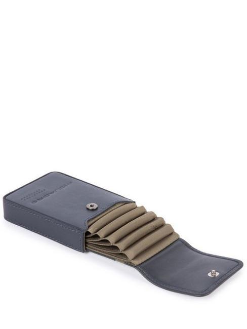 CAMPIONARIO - URBAN Portacard in pelle blu - Portafogli Uomo