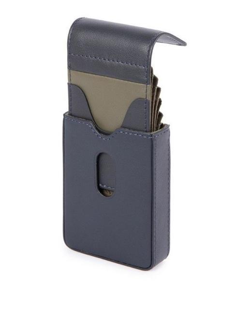 CAMPIONARIO - URBAN Portacard in pelle blu - Portafogli Uomo