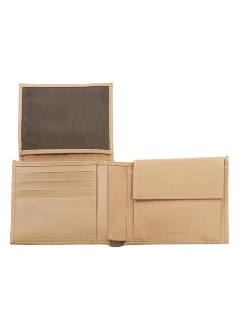 CAMPIONARIO - MODUS Portafoglio portamonete in pelle flap CUOIO - Portafogli Uomo