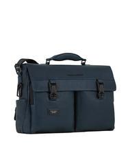 PIQUADRO CAMPIONARIO - HARPER Cartella porta PC 15,6", in pelle blu - Cartelle Lavoro - 2