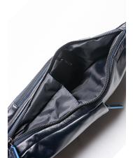 PIQUADRO CAMPIONARIO -  B2 REVAMP Borsello monospalla porta ipad in pelle blu - Zaini da lavoro porta PC - 4