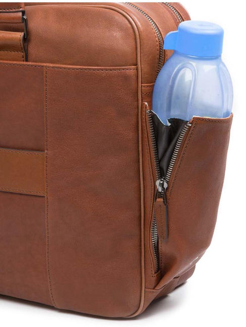 CAMPIONARIO - BLACK SQUARE Cartella porta PC 15" CUOIO - Cartelle Lavoro