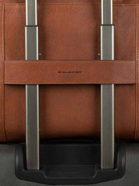 CAMPIONARIO - BLACK SQUARE Cartella porta PC 15" CUOIO - Cartelle Lavoro