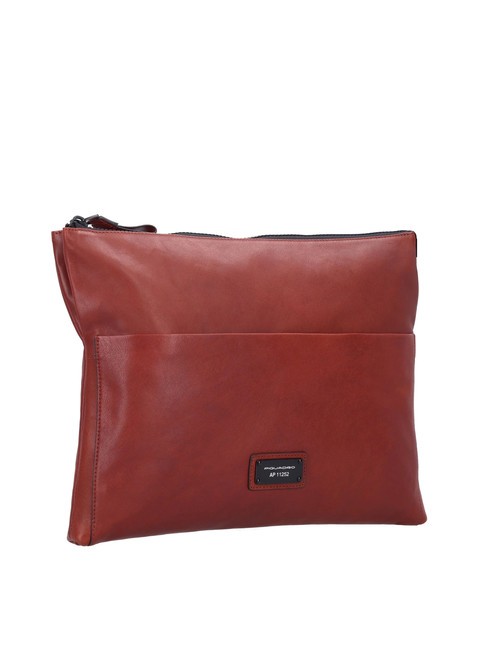CAMPIONARIO - HARPER Pochette piatta in pelle CUOIO - Porta tablet & Organizer