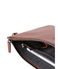 PIQUADRO CAMPIONARIO - BLACK SQUARE Pochette in pelle CUOIO - Porta tablet & Organizer - 3