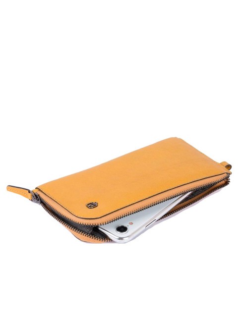 CAMPIONARIO - BLACK SQUARE Busta portatutto in pelle Giallo - Porta tablet & Organizer