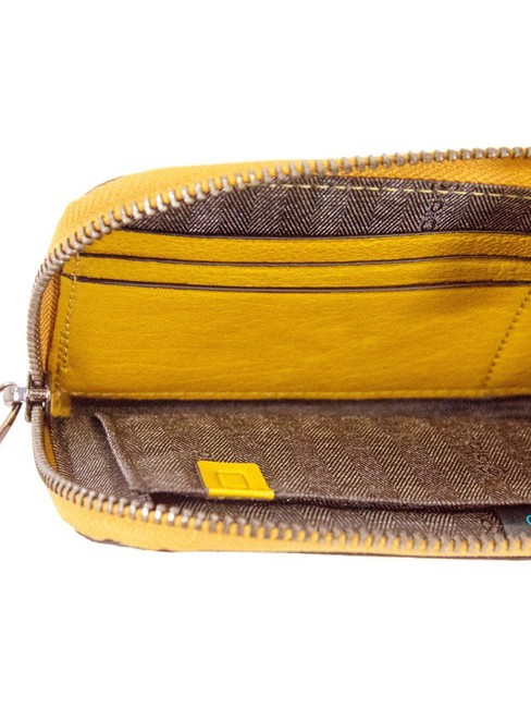 CAMPIONARIO - BLACK SQUARE Busta portatutto in pelle Giallo - Porta tablet & Organizer