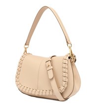 GIANNI CHIARINI HELENA ROUND Borsa in pelle con flap cream - Borse Donna - 2