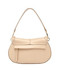 GIANNI CHIARINI HELENA ROUND Borsa in pelle con flap cream - Borse Donna - 3