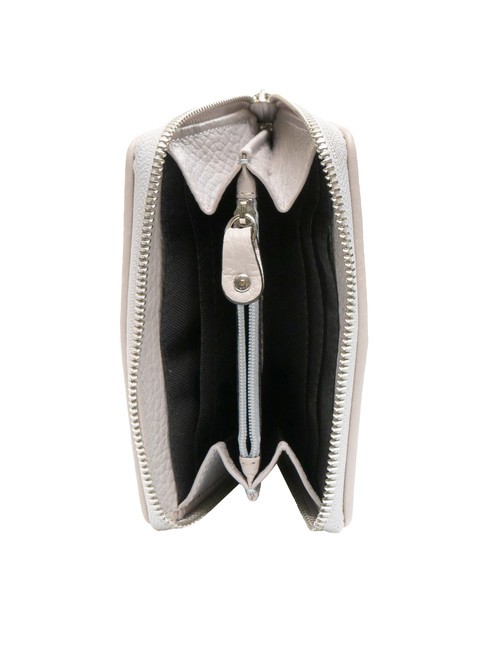 SIERRA Portafoglio medio in pelle zip around GHIACCIO - Portafogli Donna