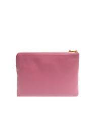 COCCINELLE ALIAS Pochette in pelle martellata pulp pink - Borse Donna - 3