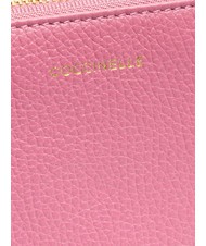 COCCINELLE ALIAS Pochette in pelle martellata pulp pink - Borse Donna - 4