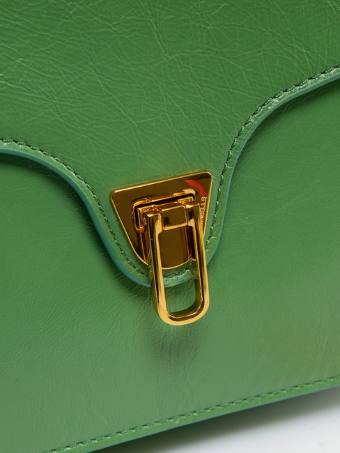 BEAT ROCK Borsa con patta in pelle craquele peppermint - Borse Donna