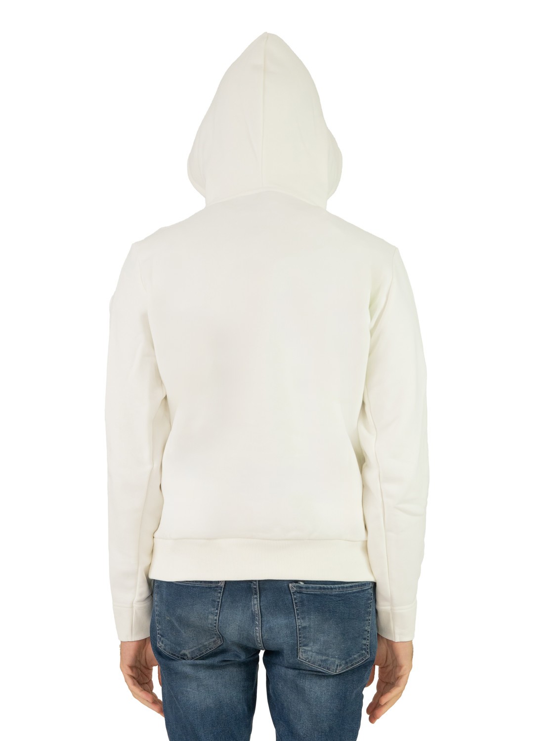 Sweat à Capuche Colmar Logo Lucido - Taille S, Couleur Ivoire, Coton, Neuf Avec étiquettes