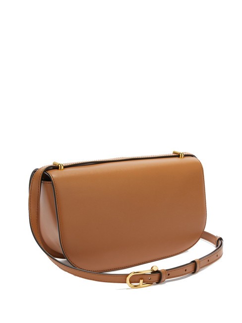 SFERA Borsa a tracolla in pelle con flap brandy - Borse Donna