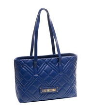 LOVE MOSCHINO QUILTED  Shopper a spalla blu - Borse Donna - 2