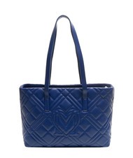 LOVE MOSCHINO QUILTED  Shopper a spalla blu - Borse Donna - 4