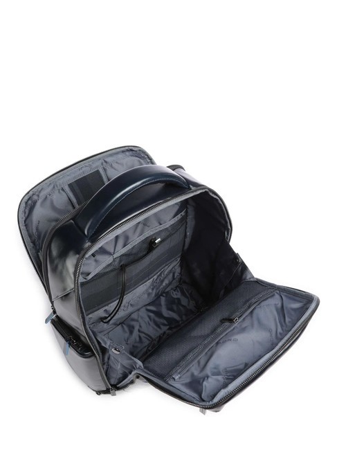 BLUE SQUARE  Zaino porta PC 15,6" in pelle blu - Zaini da lavoro porta PC