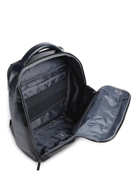 BLUE SQUARE Zaino in pelle, porta pc 14" blu - Zaini da lavoro porta PC