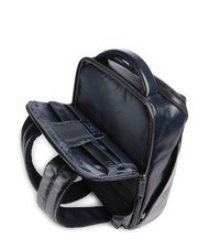 PIQUADRO BLUE SQUARE Zaino in pelle, porta pc 14" blu - Zaini da lavoro porta PC - 5
