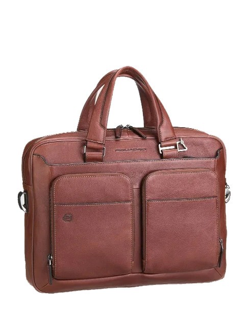 CAMPIONARIO - BLACK SQUARE Cartella in pelle, porta PC 15" CUOIO - Cartelle Lavoro