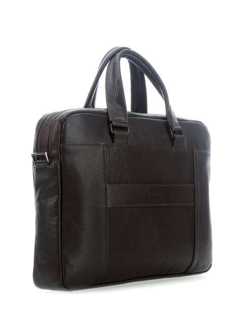 CAMPIONARIO - BLACK SQUARE Cartella in pelle porta pc 15.6" MORO - Cartelle Lavoro