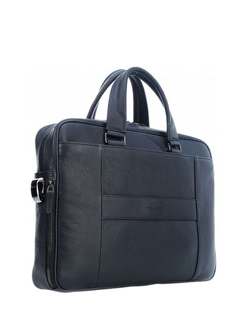 CAMPIONARIO - BLACK SQUARE Cartella in pelle, porta PC 15" blu - Cartelle Lavoro