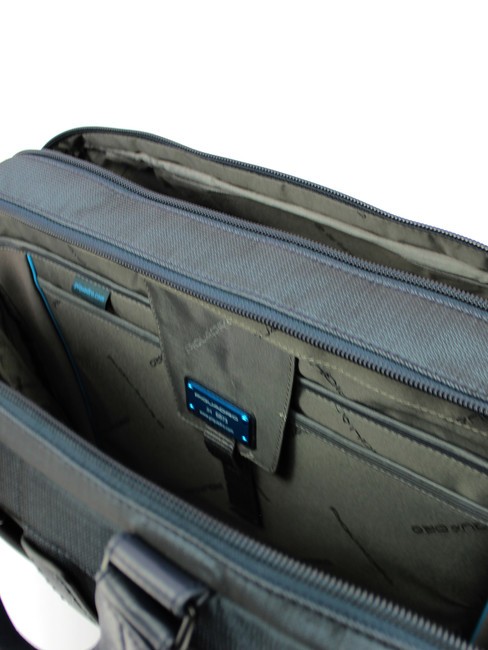 P16 Cartella porta PC 15.6"- iPad 10,5" CHEVRON BLU - Cartelle Lavoro