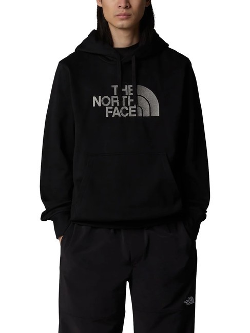 DREW PEAK Felpa con cappuccio tnf black - Felpe Uomo