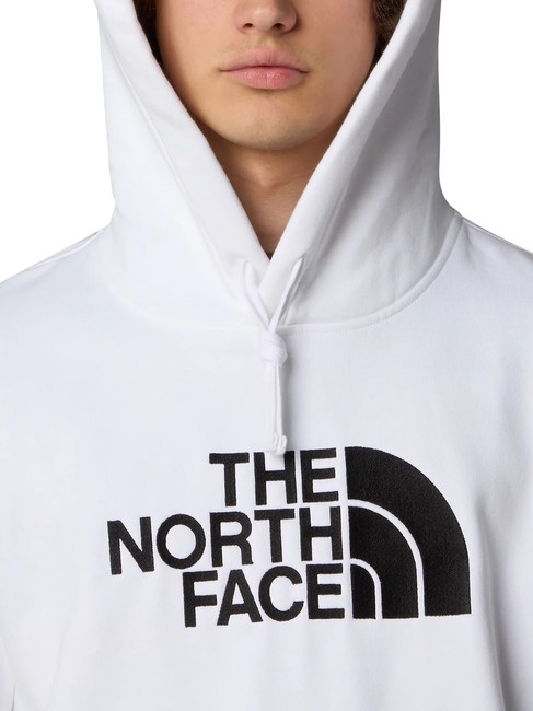 DREW PEAK Felpa con cappuccio tnf white/tnf black - Felpe Uomo