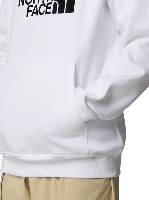 DREW PEAK Felpa con cappuccio tnf white/tnf black - Felpe Uomo