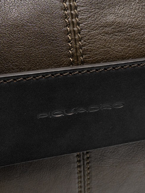 CAMPIONARIO - PYRAMID Cartella in pelle, porta pc 15" VERDE - Cartelle Lavoro