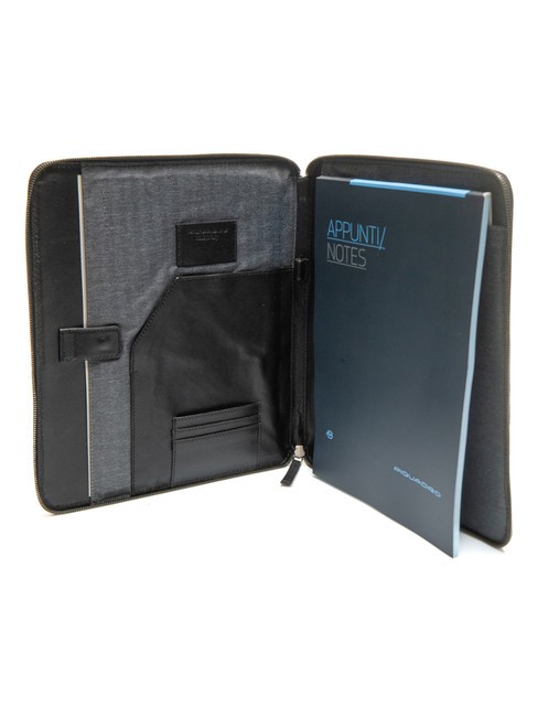 CAMPIONARIO - PYRAMID Portablocco in pelle Nero - Porta tablet & Organizer