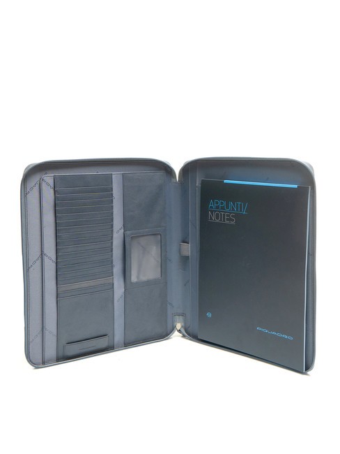 CAMPIONARIO - LAYER Portablocco A4 in pelle avio - Porta tablet & Organizer
