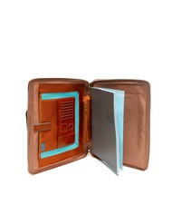 PIQUADRO CAMPIONARIO - BLUE SQUARE Portablocco A4 in pelle con manici - Porta tablet & Organizer