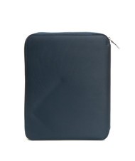 PIQUADRO CAMPIONARIO - PQ-BIOS Portablocco A4 in pelle e tessuto blu - Porta tablet & Organizer - 3