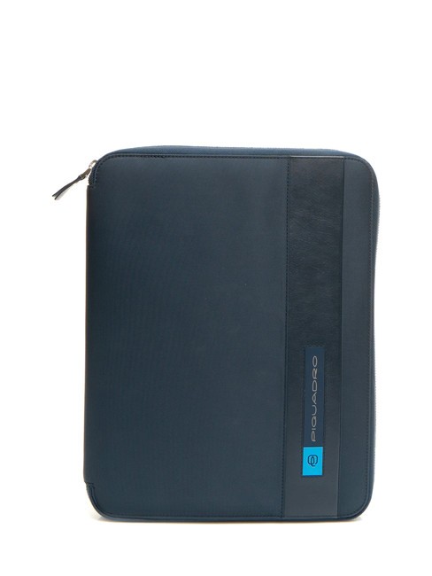 CAMPIONARIO - PQ-BIOS Portablocco A4 in pelle e tessuto blu - Porta tablet & Organizer