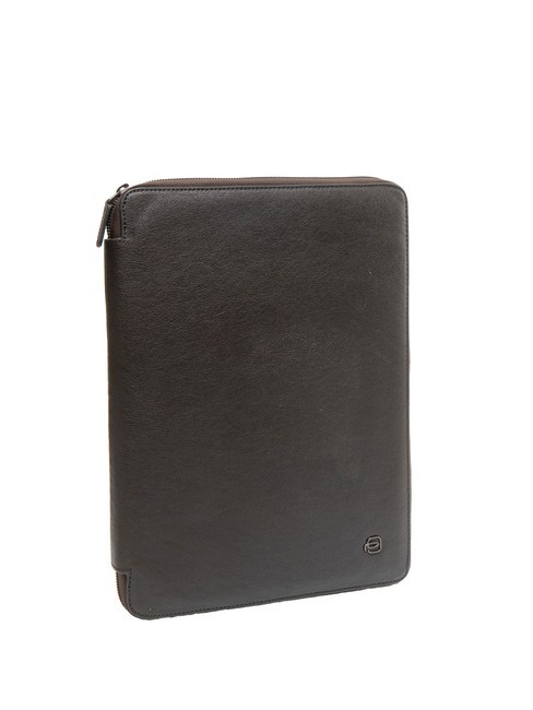 CAMPIONARIO - BLACK SQUARE Portablocco A4 in pelle moro - Porta tablet & Organizer