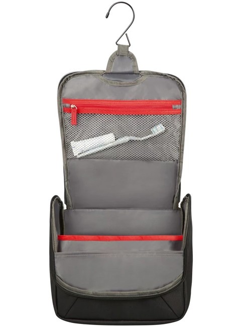 BOMBAY BEACH  Beauty con gancio NERO - Borsoni