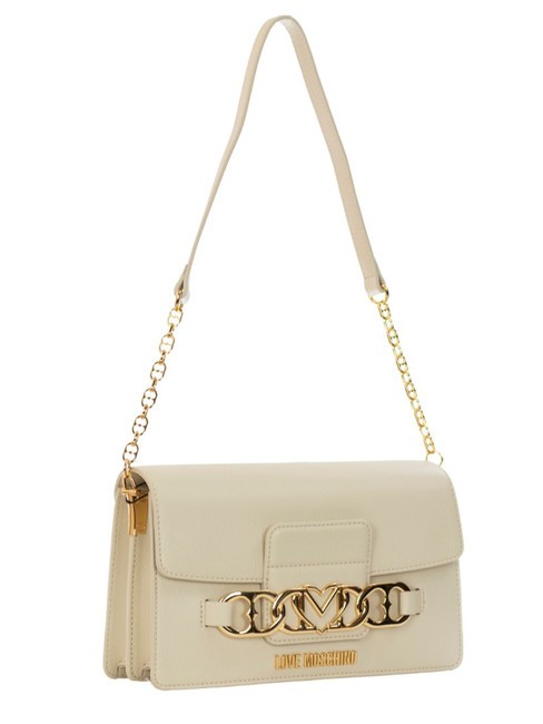 HEART CHAIN Borsa a spalla avorio - Borse Donna