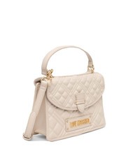 LOVE MOSCHINO QUILTED Borsa cartelletta con tracolla avorio - Borse Donna - 2