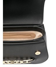 LOVE MOSCHINO HEART CHAIN Borsa a mano con tracolla Nero - Borse Donna - 3