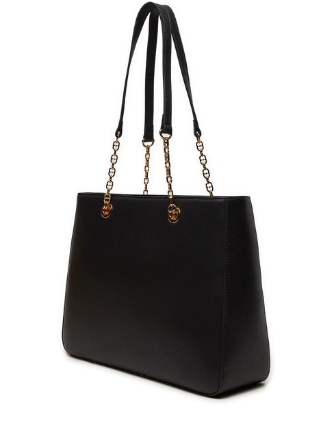 HEART CHAIN Borsa shopper a spalla Nero - Borse Donna