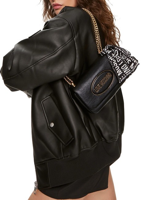 FOULARD Micro bag a tracolla Nero - Borse Donna