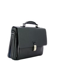 PIQUADRO MODUS Cartella in pelle porta pc 15" blu - Cartelle Lavoro - 3