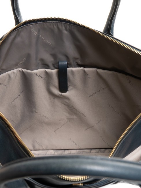 CAMPIONARIO - GEA  Cartella porta PC 15,6" in pelle blu - Cartelle Lavoro